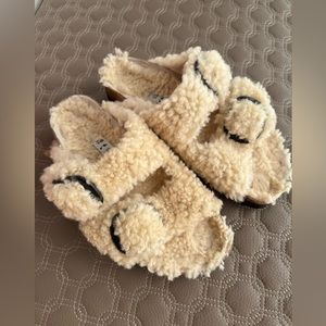 Shearling Birkenstocks